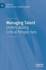 Managing Talent