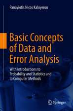 Basic Concepts of Data and Error Analysis