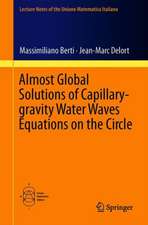 Almost Global Solutions of Capillary-Gravity Water Waves Equations on the Circle