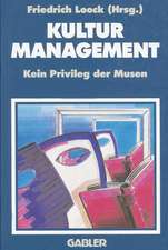 Kulturmanagement: Kein Privileg der Musen