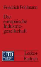 Die europäische Industriegesellschaft: Voraussetzungen und Grundstrukturen