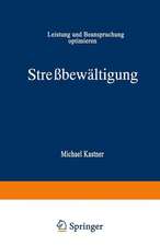 Streßbewältigung: Leistung und Beanspruchung optimieren