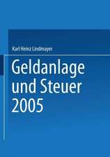 Geldanlage und Steuer 2005