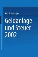 Geldanlage und Steuer 2002