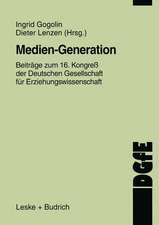 Medien-Generation: Beiträge zum 16. Kongreß der Deutschen Gesellschaft für Erziehungswissenschaft