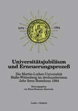 Universitätsjubiläum und Erneuerungsprozeß