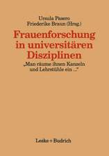 Frauenforschung in universitären Disziplinen