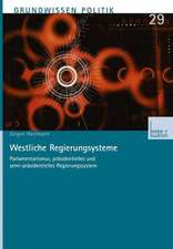 Westliche Regierungssysteme: Parlamentarismus, präsidentielles und semi-präsidentielles Regierungssystem