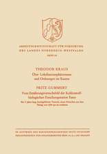 Über Lokalisationsphänomene und Ordnungen im Raume / Vom Ernährungsversuchsfeld der Kohlenstoffbiologischen Forschungsstation Essen: Ein 6 Jahre lang durchgeführter Versuch, einen Menschen aus dem Ertrag von 1250 qm zu ernähren