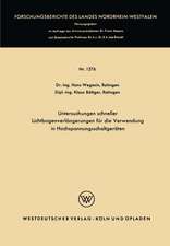 Untersuchungen schneller Lichtbogenverlängerungen für die Verwendung in Hochspannungsschaltgeräten