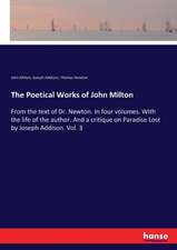 The Poetical Works of John Milton