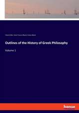 Outlines of the History of Greek Philosophy