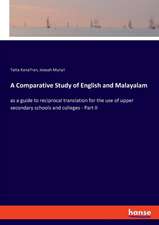 A Comparative Study of English and Malayalam