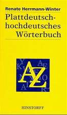 Plattdeutsch-hochdeutsches Wörterbuch