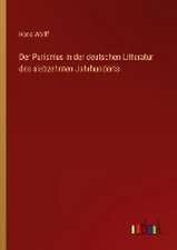 Der Purismus in der deutschen Litteratur des siebzehnten Jahrhunderts