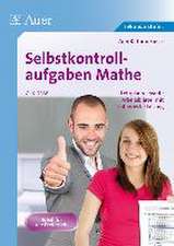 Selbstkontrollaufgaben Mathematik Klasse 7