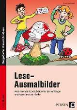 Lese-Ausmalbilder