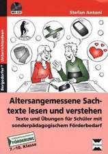 Altersangemessene Sachtexte lesen und verstehen