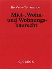 Miet-, Wohn- und Wohnungsbaurecht (ohne Fortsetzungsnotierung). Inkl. 85. Ergänzungslieferung