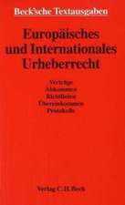 Europäisches und Internationales Urheberrecht