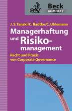 Managerhaftung und Risikomanagement