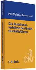 Anstellungsverhältnis des GmbH-Geschäftsführers