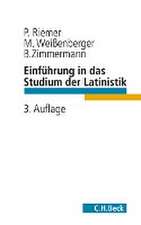 Einführung in das Studium der Latinistik