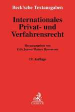 Internationales Privat- und Verfahrensrecht