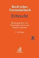 Beck'sches Formularbuch Erbrecht