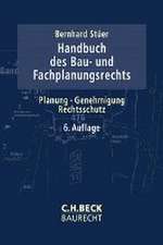 Handbuch des Bau- und Fachplanungsrechts