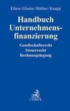 Handbuch Unternehmensfinanzierung