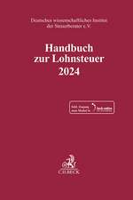 Handbuch zur Lohnsteuer 2024