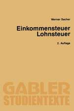 Einkommensteuer / Lohnsteuer