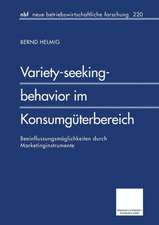 Variety-seeking-behavior im Konsumgüterbereich: Beeinflussungsmöglichkeiten durch Marketinginstrumente