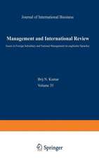 Management and International Review