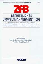 Betriebliches Umweltmanagement 1996