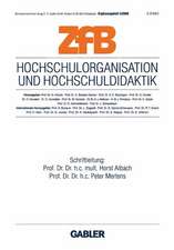 Hochschulorganisation und Hochschuldidaktik