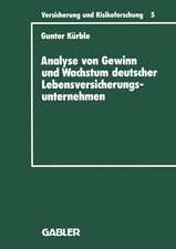 Analyse von Gewinn und Wachstum deutscher Lebensversicherungsunternehmen: Ein Beitrag zur empirischen Theorie der Versicherung