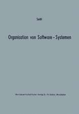 Organisation von Software-Systemen: Betriebswirtschaftlich-organisatorische Analyse der Software-Entwicklung