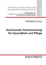 Kommunale Verantwortung für Gesundheit und Pflege