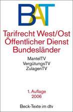 BAT - Tarifrecht West / Ost Öffentlicher Dienst Bundesländer