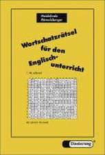 Wortschatzrätsel für den Englisch - Unterricht