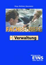 Fachbegriffe Verwaltung