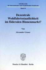 Graser, A: Dezentrale Wohlfahrtsstaatlichkeit im föderalen B