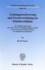 Leistungserschwerung und Zweckvereitelung im Schuldverhältnis.