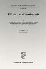 Effizienz und Wettbewerb