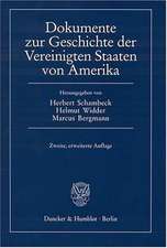 Dokumente zur Geschichte der Vereinigten Staaten von Amerika