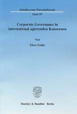 Corporate Governance in international agierenden Konzernen