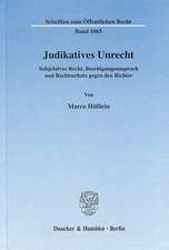 Judikatives Unrecht