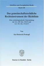 Das gemeinschaftsrechtliche Rechtsinstrument der Richtlinie